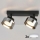 Brilagi - LED RGB+CCT zatemljiv stropni spot AURA LUX 2xGX53/14W/230V 2700-6500K Wi-Fi Tuya črna/dimljena