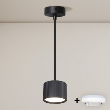Brilagi - LED RGB+CCT zatemljiv viseči lestenec STRIPY 1xGX53/14W/230V 2700-6500K Wi-Fi Tuya črna