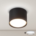 Brilagi - LED RGB+CCT zatemnjevalna vgradna točkovna svetilka SMOOTH 1xGX53/14W/230V 2700-6500K Wi-Fi Tuya črna