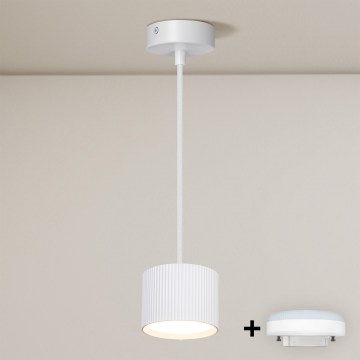 BRILAGI - LED RGB+CCT zatemnjiv lestenec na kablu STRIPY 1xGX53/14W/230V pr. 82 mm 2700-6500K Wi-Fi Tuya bela