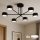 Brilagi - LED RGB+CCT zatemnjiva pritrjena stropna svetilka MONO 6xGX53/14W/230V 2700-6500K Wi-Fi Tuya črna