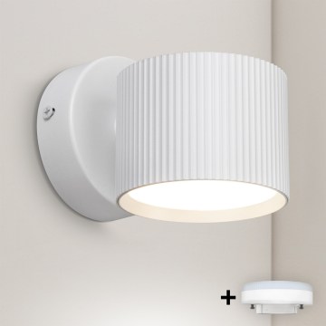 Brilagi - LED RGB+CCT zatemnjiva stenska točkovna svetilka STRIPY 1xGX53/14W/230V 2700-6500K Wi-Fi Tuya bela