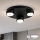 Brilagi - LED RGB+CCT zatemnljivo stropno svetilo MONO 3xGX53/14W/230V 2700–6500K Wi‑Fi Tuya, premer 30 cm, v črni barvi
