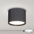 Brilagi - LED RGB+CCT zatemnljivo točkovno svetilo STRIPY 1xGX53/14W/230V 2700-6500K Wi-Fi Tuya črna