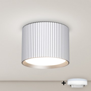 Brilagi - LED RGB+CCT zatemnljivo točkovno svetilo STRIPY 1xGX53/14W/230V 2700-6500K Wi-Fi Tuya srebrno