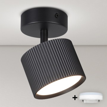 Brilagi - LED RGB+CCT zatemnljivo vgradno točkovno svetilo STRIPY 1xGX53/14W/230V 2700-6500K Wi-Fi Tuya črna