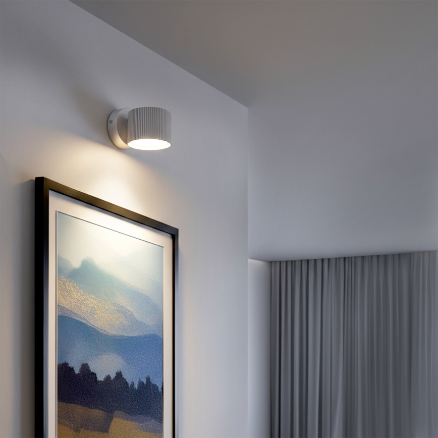 Brilagi - LED RGB+CCT zatemnjiva stenska točkovna svetilka STRIPY 1xGX53/14W/230V 2700-6500K Wi-Fi Tuya bela