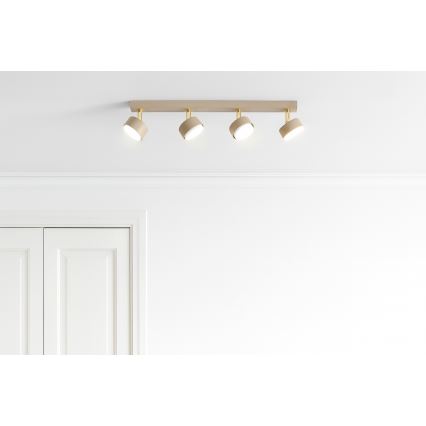 Brilagi - LED RGB+CCT Zatemnjivo točkovno svetilo MONO 4xGX53/14W/230V 2700-6500K Wi-Fi Tuya bež