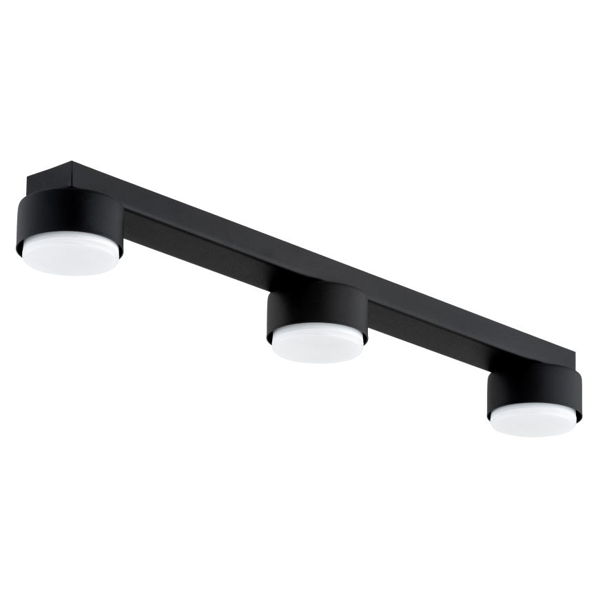 Brilagi - LED RGB+CCT Zatemnjiva točkovna svetilka MONO 3xGX53/14W/230V 2700-6500K Wi-Fi Tuya črna