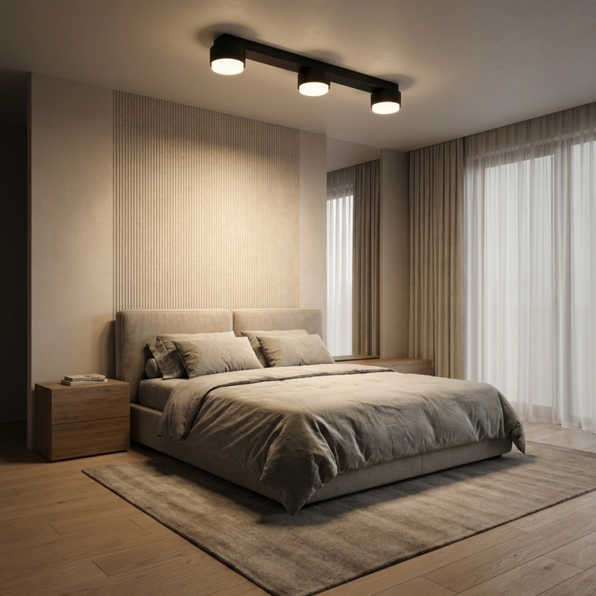 Brilagi - LED RGB+CCT Zatemnjiva točkovna svetilka MONO 3xGX53/14W/230V 2700-6500K Wi-Fi Tuya črna