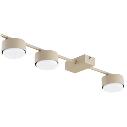 Brilagi - LED RGB+CCT zatemljivo točkovno svetilo MONO 3xGX53/14W/230V 2700-6500K Wi-Fi Tuya bež