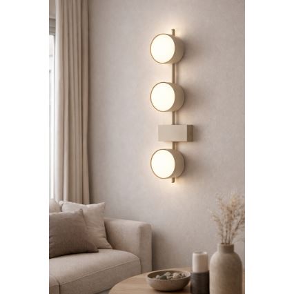 Brilagi - LED RGB+CCT zatemljivo točkovno svetilo MONO 3xGX53/14W/230V 2700-6500K Wi-Fi Tuya bež