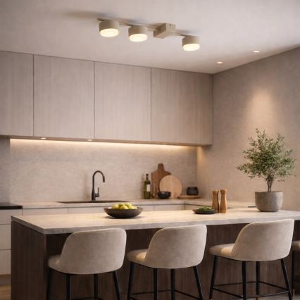 Brilagi - LED RGB+CCT zatemljivo točkovno svetilo MONO 3xGX53/14W/230V 2700-6500K Wi-Fi Tuya bež