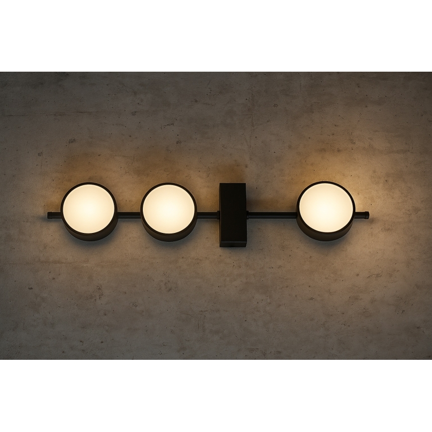 Brilagi - LED RGB+CCT Zatemnljivo točkovno svetilo MONO 3xGX53/14W/230V 2700-6500K Wi-Fi Tuya črna