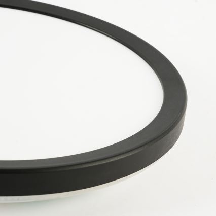 Brilagi - LED RGBW zatemnljivo stropno svetilo ULTRA SLIM LED/18W/230V 2700-6500K premer 30 cm črna + daljinski upravljalnik