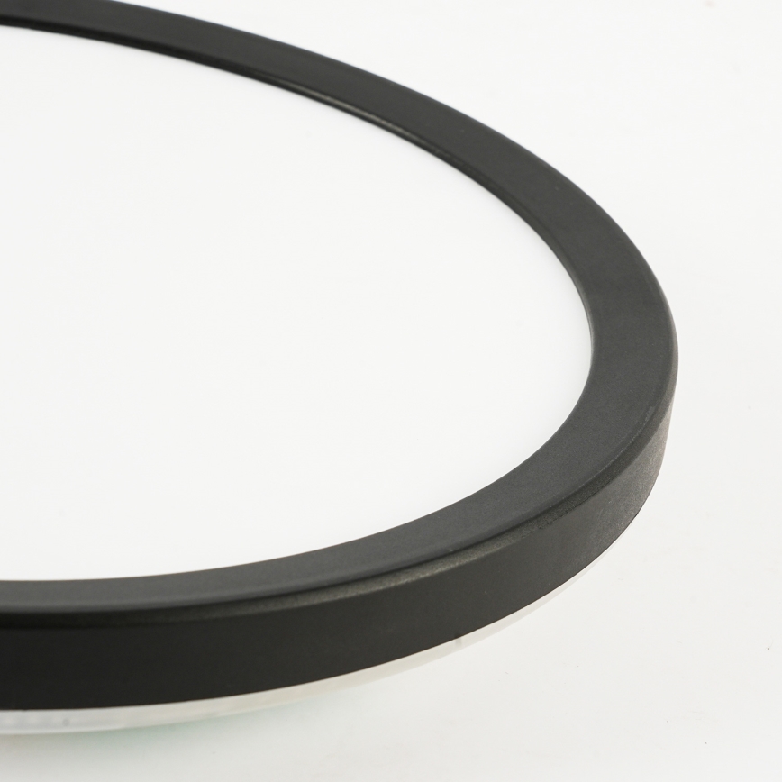 Brilagi - LED RGBW zatemnljivo stropno svetilo ULTRA SLIM LED/18W/230V 2700-6500K premer 30 cm črna + daljinski upravljalnik