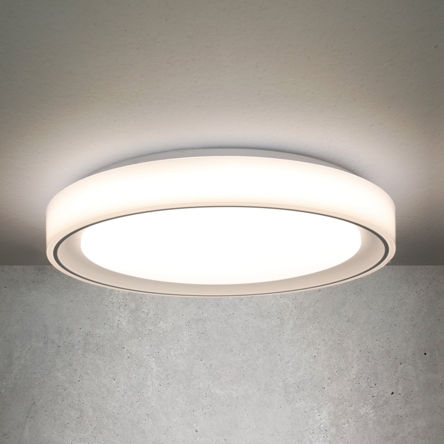 Brilagi - LED RGB Zatemnitvena stropna svetilka FLOCO LED/30W/230V 3000-6500K Wi-Fi Tuya + LED/6W + Daljinski upravljalnik