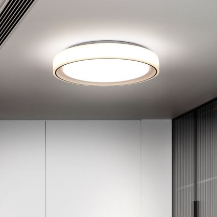 Brilagi - LED RGB Zatemnitvena stropna svetilka FLOCO LED/30W/230V 3000-6500K Wi-Fi Tuya + LED/6W + Daljinski upravljalnik