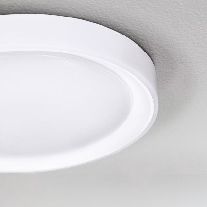 Brilagi - LED RGB Zatemnitvena stropna svetilka FLOCO LED/30W/230V 3000-6500K Wi-Fi Tuya + LED/6W + Daljinski upravljalnik