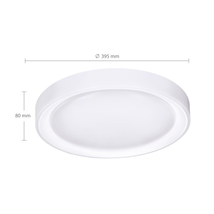Brilagi - LED RGB Zatemnitvena stropna svetilka FLOCO LED/30W/230V 3000-6500K Wi-Fi Tuya + LED/6W + Daljinski upravljalnik