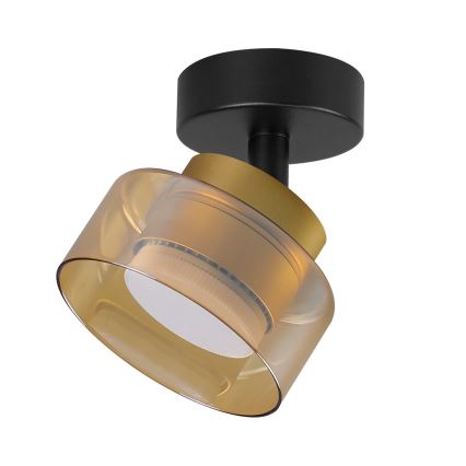 Brilagi - LED RGB+CCT zatemnjevalna točkovna svetilka AURA LUX 1xGX53/14W/230V 2700-6500K Wi-Fi Tuya črna/zlata