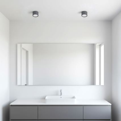 Brilagi - LED RGB+CCT zatemljivo kopalniško točkovno svetilo SMOOTH1xGX53/14W/230V 2700-6500K Wi-Fi Tuya antracit IP65