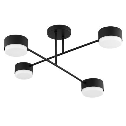 Brilagi - LED RGB+CCT zatemljiv površinsko montiran lestenec MONO 4xGX53/14W/230V 2700-6500K Wi-Fi Tuya črna
