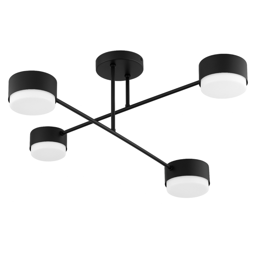 Brilagi - LED RGB+CCT zatemljiv površinsko montiran lestenec MONO 4xGX53/14W/230V 2700-6500K Wi-Fi Tuya črna