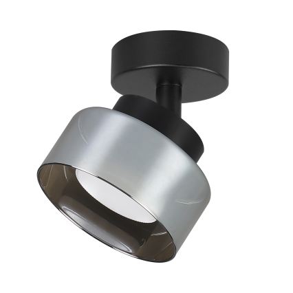 Brilagi - LED RGB+CCT zatemnljivo točkovno svetilo AURA LUX 1xGX53/14W/230V 2700-6500K Wi-Fi Tuya črna/dimna