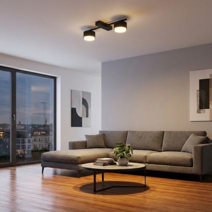 Brilagi - LED RGB+CCT z možnostjo zatemnitve točkovno svetilo MONO 2xGX53/14W/230V 2700-6500K Wi-Fi Tuya črna