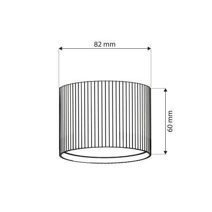 Brilagi - LED RGB+CCT zatemnljiva točkovna svetilka STRIPY 1xGX53/14W/230V 2700-6500K Wi-Fi Tuya bela