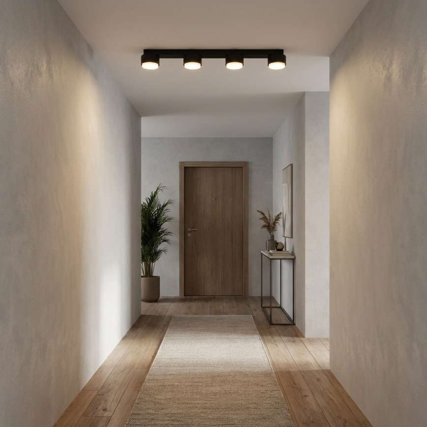 Brilagi - LED RGB+CCT zatemnljivo točkovno svetilo MONO 4xGX53/14W/230V 2700-6500K Wi-Fi Tuya črno
