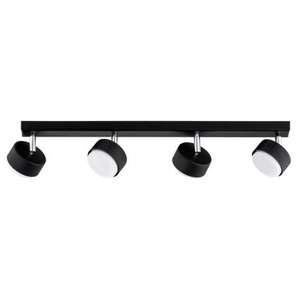 Brilagi - LED RGB+CCT zatemnljiva stropna točkovna svetilka MONO 4×GX53/14W/230V 2700–6500K Wi‑Fi Tuya črna