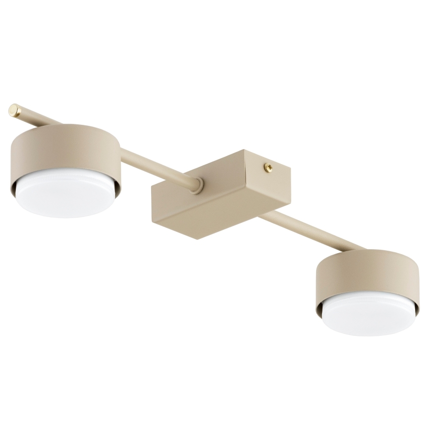 Brilagi - LED RGB+CCT zatemnjivo točkovno svetilo MONO 2xGX53/14W/230V 2700-6500K Wi-Fi Tuya bež