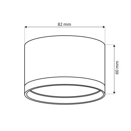 Brilagi - LED RGB+CCT zatemnjiva vgradna svetilka SMOOTH 1xGX53/14W/230V 2700-6500K Wi-Fi Tuya črna