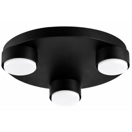 Brilagi - LED RGB+CCT zatemnljivo stropno svetilo MONO 3xGX53/14W/230V 2700–6500K Wi‑Fi Tuya, premer 30 cm, v črni barvi