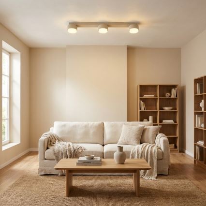 Brilagi - LED RGB+CCT zatemljivo točkovno svetilo MONO 3xGX53/14W/230V 2700-6500K Wi-Fi Tuya bež
