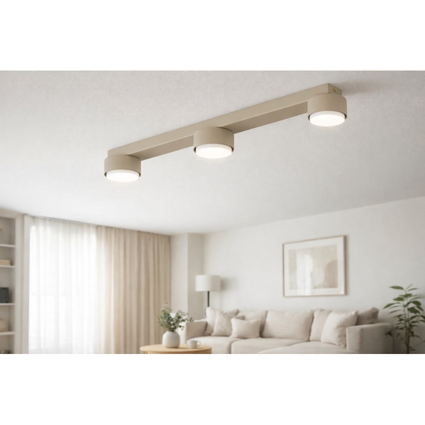 Brilagi - LED RGB+CCT zatemljivo točkovno svetilo MONO 3xGX53/14W/230V 2700-6500K Wi-Fi Tuya bež