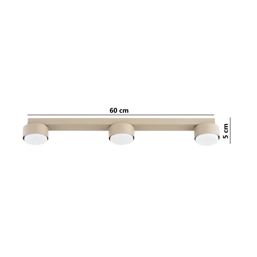 Brilagi - LED RGB+CCT zatemljivo točkovno svetilo MONO 3xGX53/14W/230V 2700-6500K Wi-Fi Tuya bež