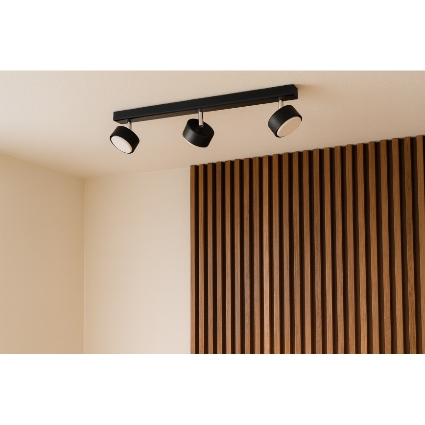 Brilagi - LED RGB+CCT zatemnljivo točkovno svetilo MONO 3xGX53/14W/230V 2700-6500K Wi-Fi Tuya črna