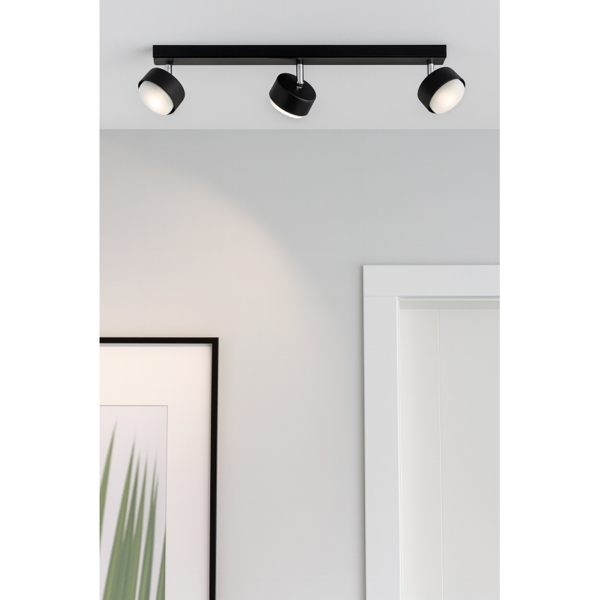 Brilagi - LED RGB+CCT zatemnljivo točkovno svetilo MONO 3xGX53/14W/230V 2700-6500K Wi-Fi Tuya črna