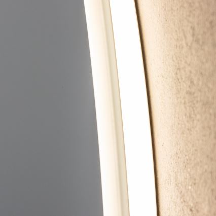 Brilagi - LED RGBW ogrevano kopalniško ogledalo CLARA PRO LED/18,5W/230V, premer 60 cm, IP44, CRI 90, zatemnljivo + CCT