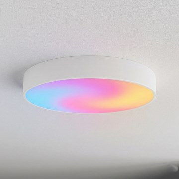 Brilagi - LED RGBW stropna svetilka CLARE z možnostjo zatemnitve 4xE27/9W/230V 2700-6500K, premer 50 cm, Wi-Fi, bela