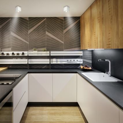 Brilagi - LED RGBW zatemnljivo točkovno svetilo MIA 1xGU10/6W/230V 3000K 84x80 mm bela + daljinski upravljalnik