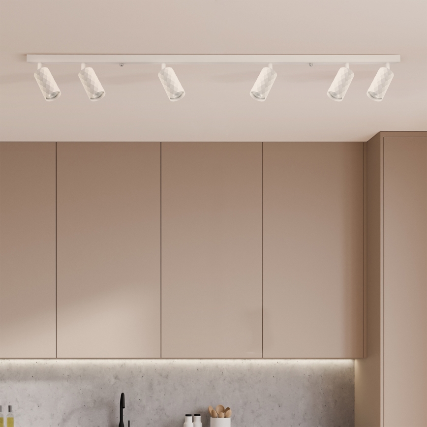 Brilagi - LED RGBW zatemnjivo točkovno svetilo SELE DIAMANT 6xGU10/6,5W/230V 2700-6500K Wi-Fi bela