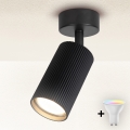 Brilagi - LED RGBW točkovna svetilka SELE MODERN z možnostjo zatemnitve 1xGU10/4,8W/230V 3000K črna + daljinski upravljalnik
