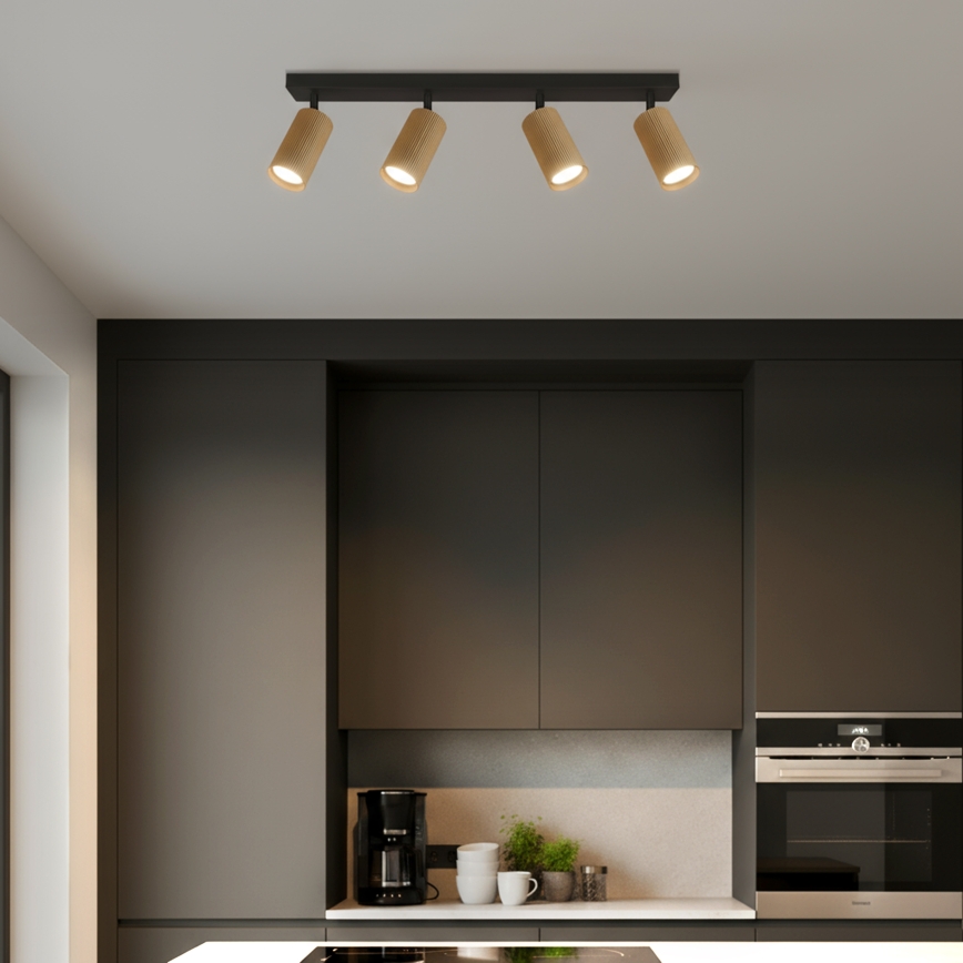Brilagi - LED RGBW točkovno svetilo z možnostjo zatemnitve SELE MODERN 4xGU10/4,8W/230V 3000K zlato + daljinski upravljalnik