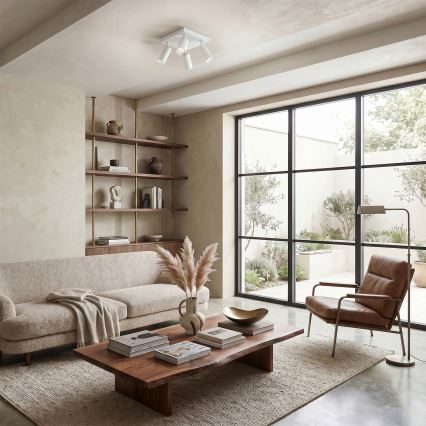 Brilagi - LED RGBW zatemnljivo točkovno svetilo SELE SQUARE 4xGU10/6,5W/230V 2700-6500K bela