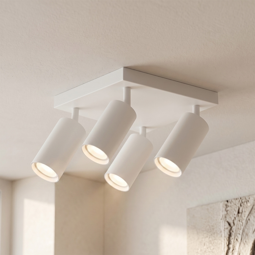 Brilagi - LED RGBW zatemnljivo točkovno svetilo SELE SQUARE 4xGU10/6,5W/230V 2700-6500K bela