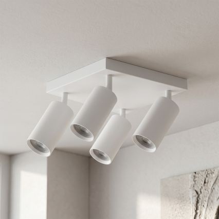 Brilagi - LED RGBW zatemnljivo točkovno svetilo SELE SQUARE 4xGU10/6,5W/230V 2700-6500K bela